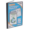Tiger A4 black display book presentation folder - 10 pocket