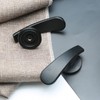 Rierdge 2 Pack Black Curtain Tieback Hooks, Curtain Holdback Hooks