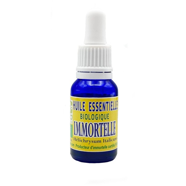 Helichrysum Italicum (Immortelle) Organic Essential Oil 15ml | from Corsica