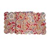 C&F Home Rhapsody Paisley Table Runner Red Gold and Blue