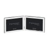 Deluxe 7x5" Double Silver Plated Frame - Landscape