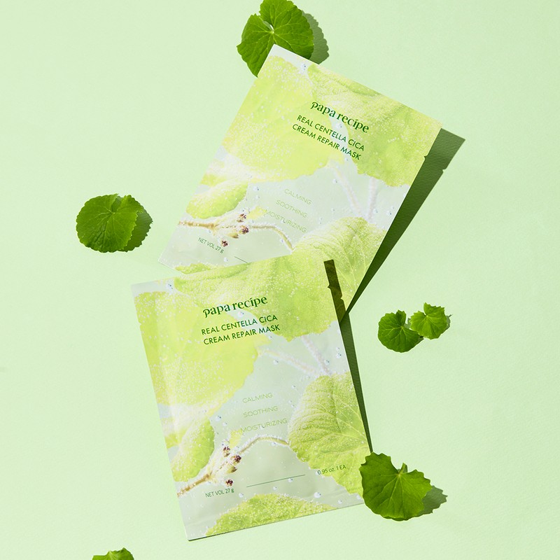 Papa Recipe Real Centella Cica Cream Repair Mask 10 sheets,