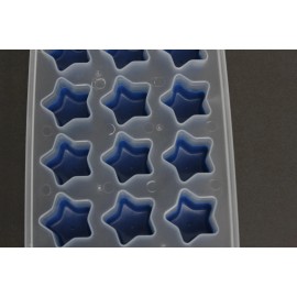 Regent Products Star Shaped Ice Cube Candy Mold Trays Set of 3 Red White Blue NEW