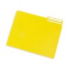 File Folder, 1/3 Cut Tab, Letter Size, Yellow, Great for