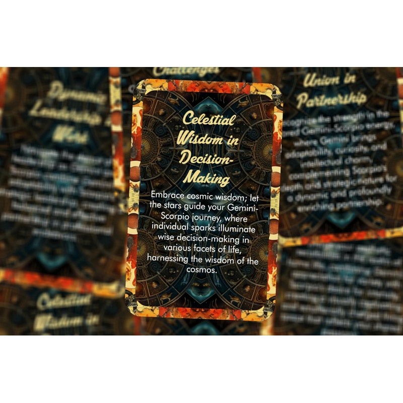 Ibiza Tarot Gemini and Scorpio - Zodiac Compatibility - Divination