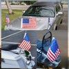 United States Motorcycle Bunting US Flag 9'' x 6'' -
