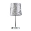 MiniSun MiniSun | Modern Polished Chrome Table Lamp with a