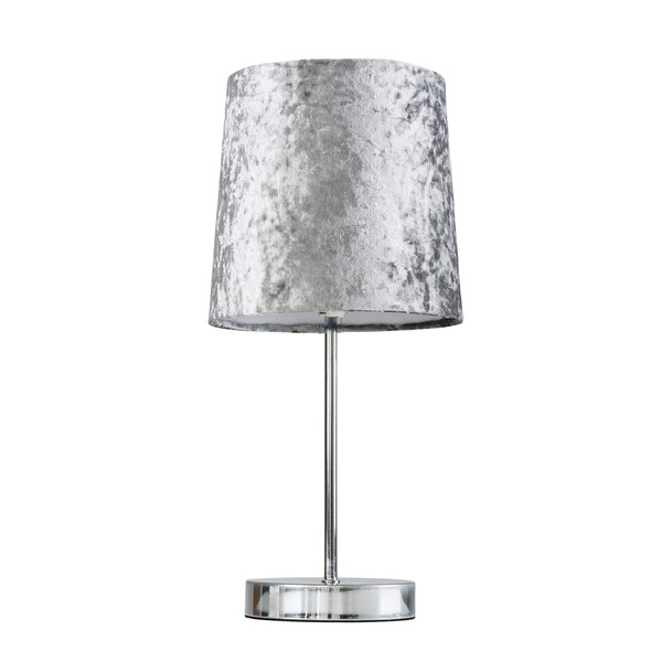 MiniSun MiniSun | Modern Polished Chrome Table Lamp with a