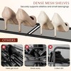 Wooden 4-Tier Shoe Rack, Free Standing Shoe Storage Organizer with