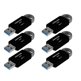 64GB Memorex USB 3.1 Flash Drive – Transfer Speeds Up to 10x Faster Than USB 2.0, Latest USB 3.1 Gen 1 Technology, Lightweight Design, for Daily File Management, Type-A Connector, 6-Pack