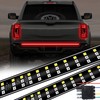 AHMURZOE 48" Tailgate Light Bar Triple Row LED Tailgate Light