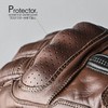RIDEZ (ライズ) Motorcycle Genuine Leather Protector Gloves, Smartphone Compatible, Men's,
