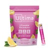 Ultima Replenisher- Mezcla diaria de bebida con electrolitos limonada rosa,
