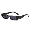 JBINNG Men Women Retro Small Frame Sunglasses Trendy Rectangular Sunglasses