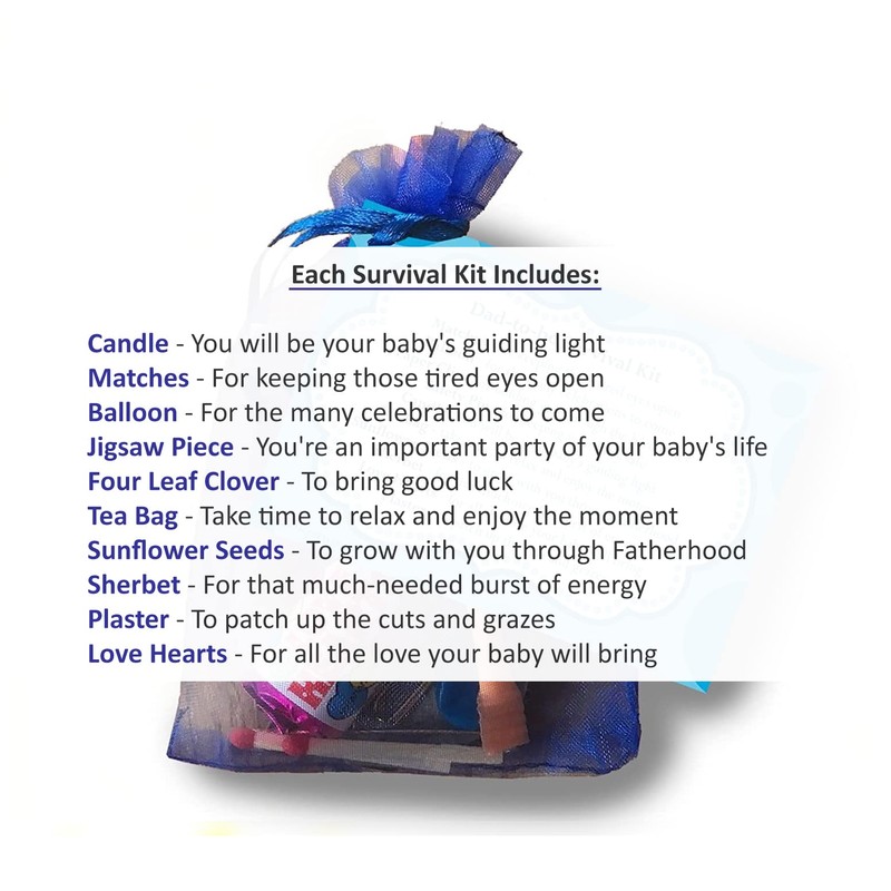 Dad to be Survival Kit - Baby Shower Gift Present
