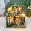 Haura Darcy Flower House Dollhouse Kit, Tiny House Kit, Doll