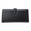 Golunski Genuine Leather Travel Wallet with Tab (Black)