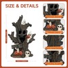 YeehaWhoo Halloween Tree Stump with LED Light, 7.48 inch Resin