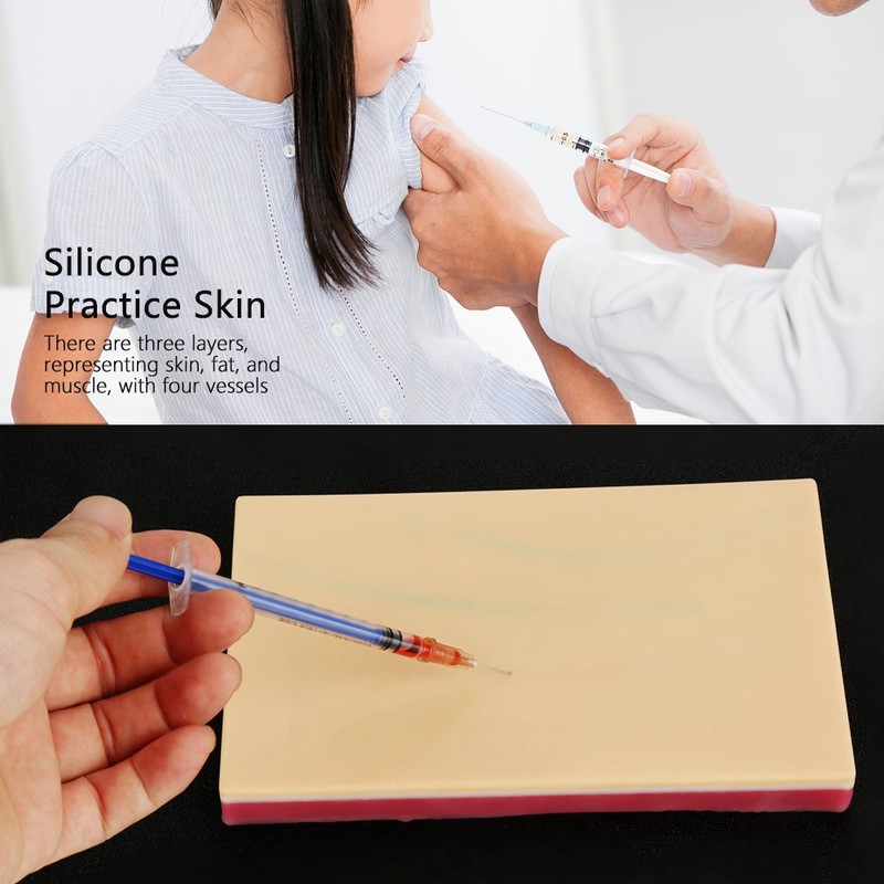 Injection Suture Training Human Skin Pad Repeated Model for Student