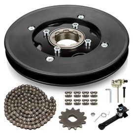 XIKOBY Rear Sprocket Freewheel Chain Plate Guide Assembly Compatible with Razor MX650 MX500 SX500 RSF650 Dirt Bike Electric Rocket Motocross Motorcycle Parts with 25H 132 Link Drive Chain Tensioner