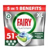 Fairy PlatinumAll-In-1 Dishwasher Tablets Bulk, 51 Tablets, Original, XL Pack,