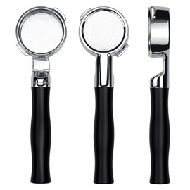 Normcore 58mm Unibody Bottomless Portafilter with Built-in 0.28mm High Extraction Basket For Gaggia Classic Pro, Gaggia Carezza, Gaggia Cubika Plus Espresso Machines, 22g