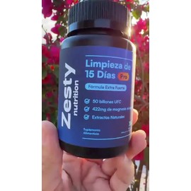 Zesty Nutrition Limpieza De 15 Días Pro + Recuperación Intestinal - Paquete De 2 Frascos - Fórmula Doble Para Detox Y Restaurar La Flora Digestiva