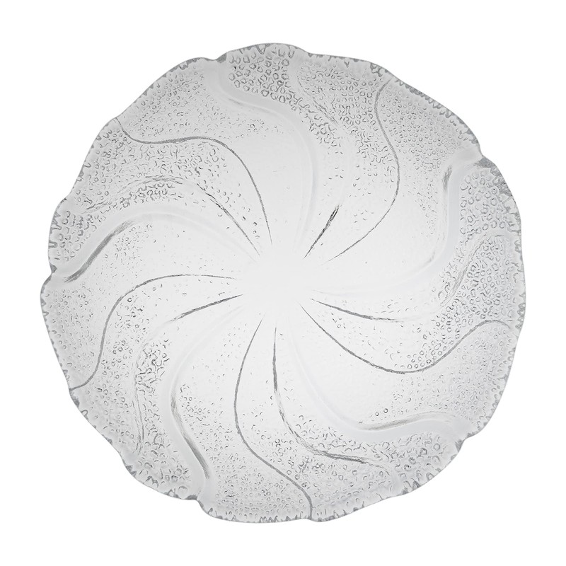 Mizusaki Glass MKG-246130 8 Wide Plate Plate Approx. 5.9 inches