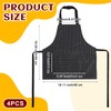 Bunnycool 4 Sets Kids Apron and Chef Hat Set Toddler