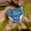i Play Boys Reusable Absorbent Baby Swim Diapers Navy Stripe