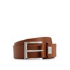 BOSS Connio Men's Real Leather Business Belt, Medium Brown210