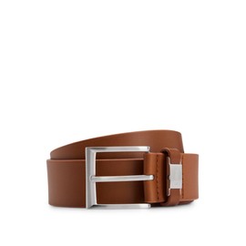 BOSS Connio Men's Real Leather Business Belt, Medium Brown210