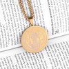 OEMOO St Saint Benedict Medal Necklace, St Benedict's Medal Stainless