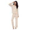 Joyaria Long Pajamas Bamboo Made from Viscose Ultra Soft Lightweight