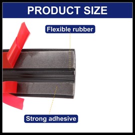 Hihaha 5m 16ft 19mm Car T Shape Rubber Weather Waterproof Car Seal Strip Durable Material