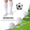 Barrlves 2 Set Grip Soccer Socks and Shin Guard Sleeves
