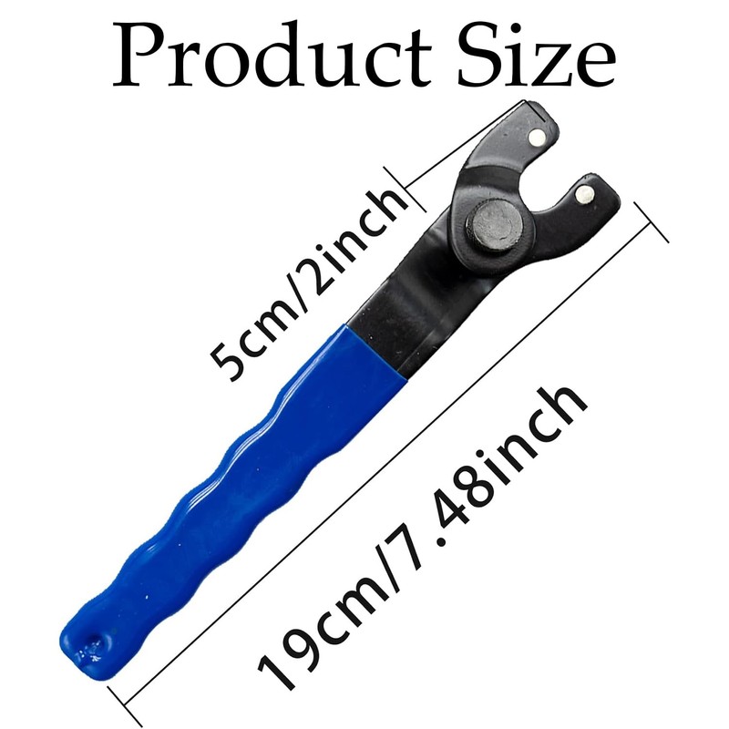 DILUSILK Universal Adjustable Wrench Angle Grinder Spanner Key Pin Lock-nut