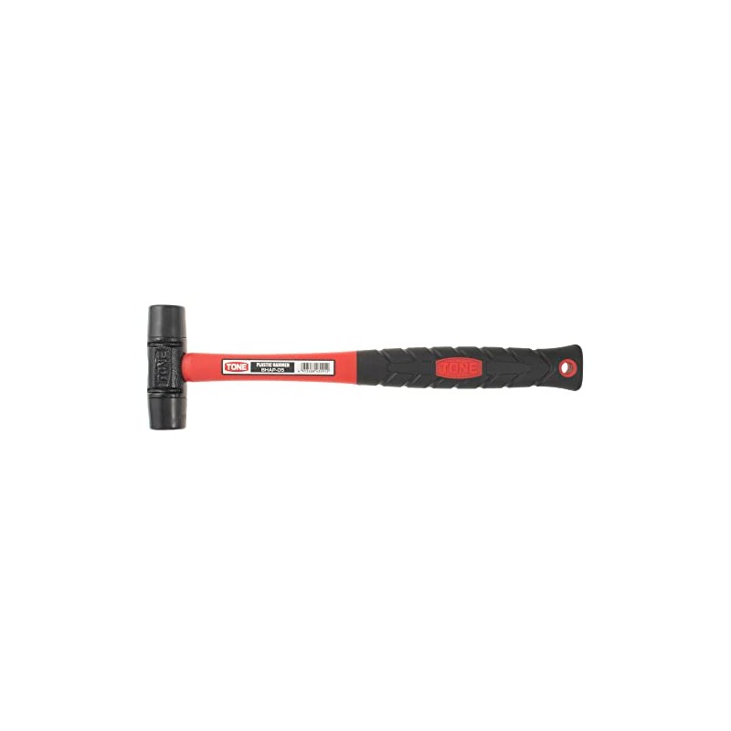 TONE Plastic Hammer BHAP-05 Red/Black 0.5 lb