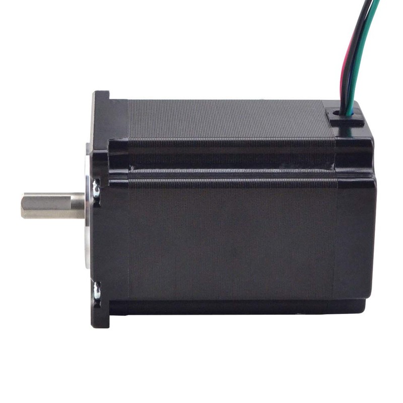 STEPPERONLINE Nema 23 Stepper Motor 2.4Nm(339.79oz.in) 4.0A 8mm Shaft 57x57x82mm