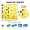 N 9pcs Paneles Decorativos 4d Shimmer Wall 30*30cm