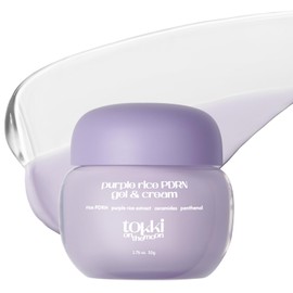 Purple Rice PDRN Gel & Cream Moisturizer | Deep Hydration & Skin Barrier Care | Ceramide & Panthenol | Dehydrated & Sensitive Skin | Vegan Korean Skincare | 1.69 fl oz (50 g)
