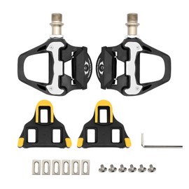 Binding Pedals Road Bike Pedals Cleats Set for Shimano SPD-SL Binding Shoes On Road
