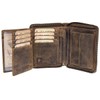 Greenburry Vintage Wallet, Dog Motif, Brown, Portrait Format, brown, Vintage