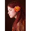 [July Flower Natural Henna] ", Herbs, and Red Brown" G