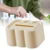 ANKROYU Wall Mounted Tissue Box Spring Press Type Plastic Stylish