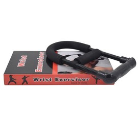 HOTWAVE Arm Trainer、Chest workout Strengthen Chest and Arm Muscles Men's Fitness Trainer Detachable Portable Spring Resistance Home Fitness Equipment - Color: Black