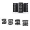 Soundproofing Feet, 4 Pieces, Aluminium Spring Speaker Spikes, Turntable Insulation