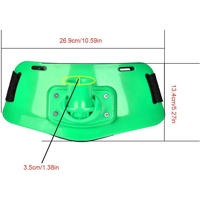 CENPEK 7mm Thickness Fishing Fighting Belt, Waist Rod Holder, Stand