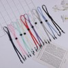 2Pcs Windproof Rope for Hat, Flexible Adjustable Hat Strap Removable