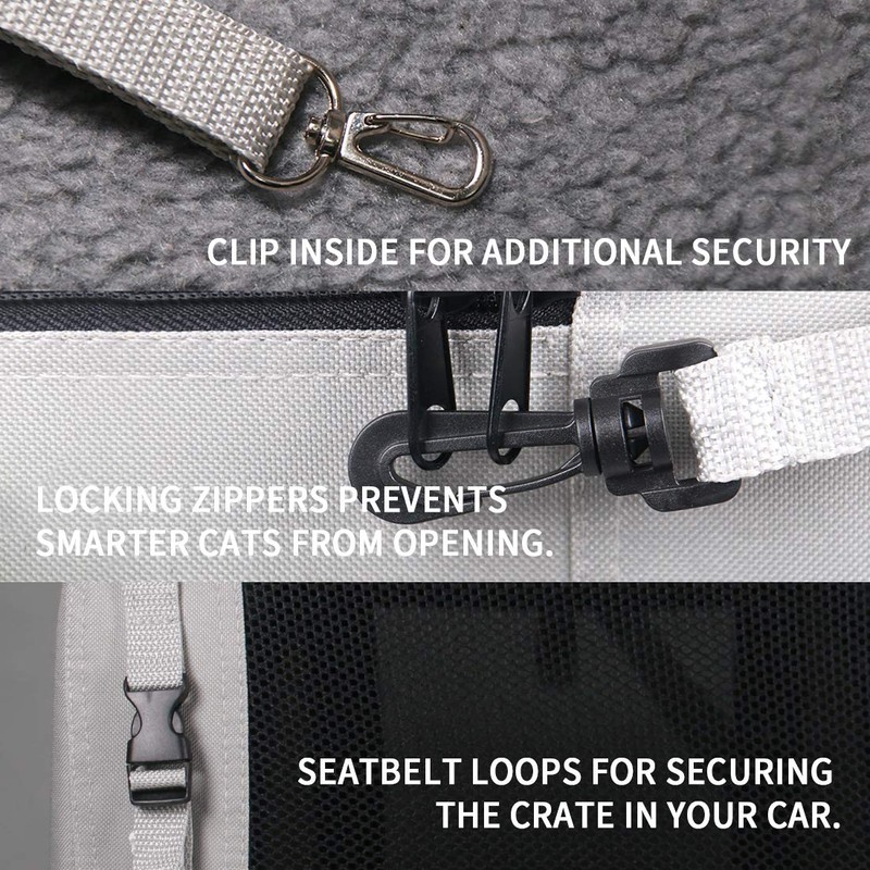 Petseek Extra Large Cat Carrier Soft Sided, Portable Small Dog